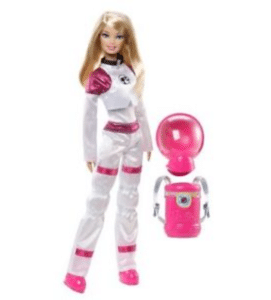 science gifts barbie-mars