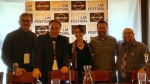 Sciren Taryn O'Neill winning Best Actor at Boston SciFi Film Fest for her film LIVE