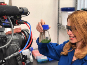 TK onsite at Synthetic Genomics, Inc. playing with some algae!